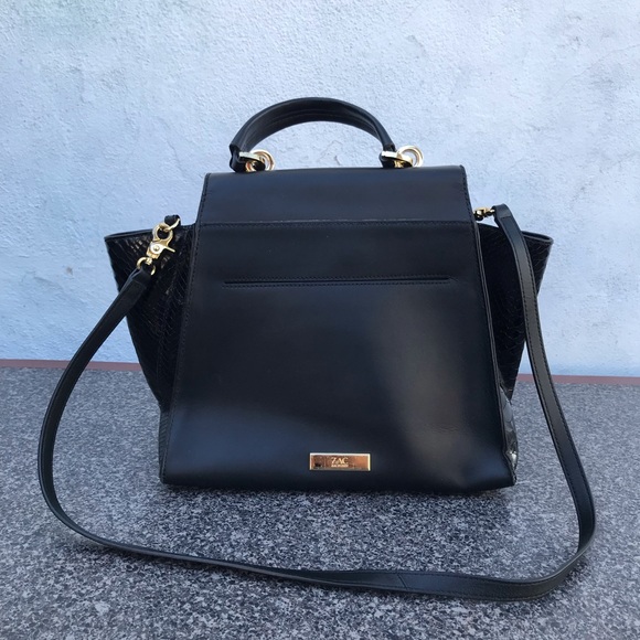 Zac Posen Handbags - Zac Posen Womens Eartha Iconic Leather Satchel Shoulder Hand Bag Purse.
